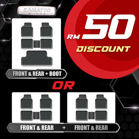 Kamatto Classic Proton Preve (2012-2020) Car Floor Mat and Carpet